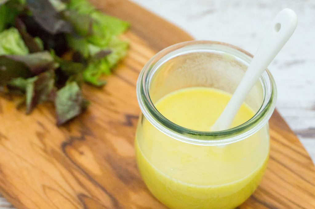Honig-Senf Dressing - meergruenes - Brot und Meer