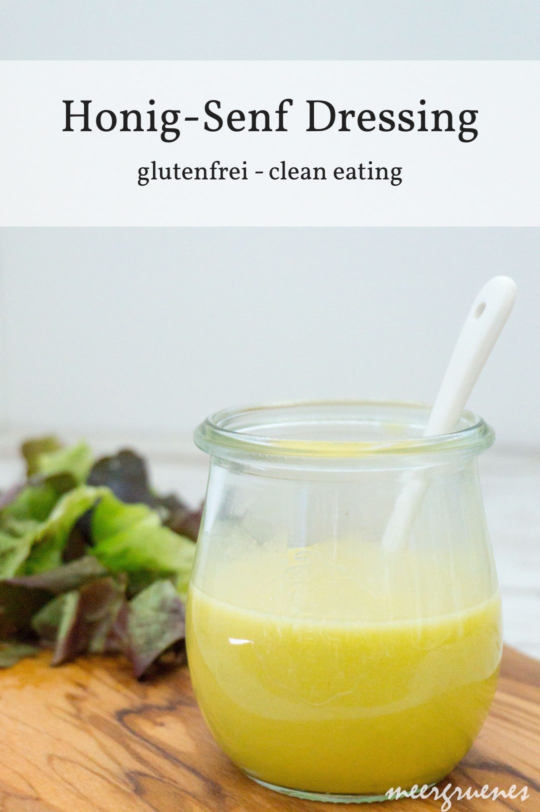 HonigSenf Dressing meergruenes Brot und Meer